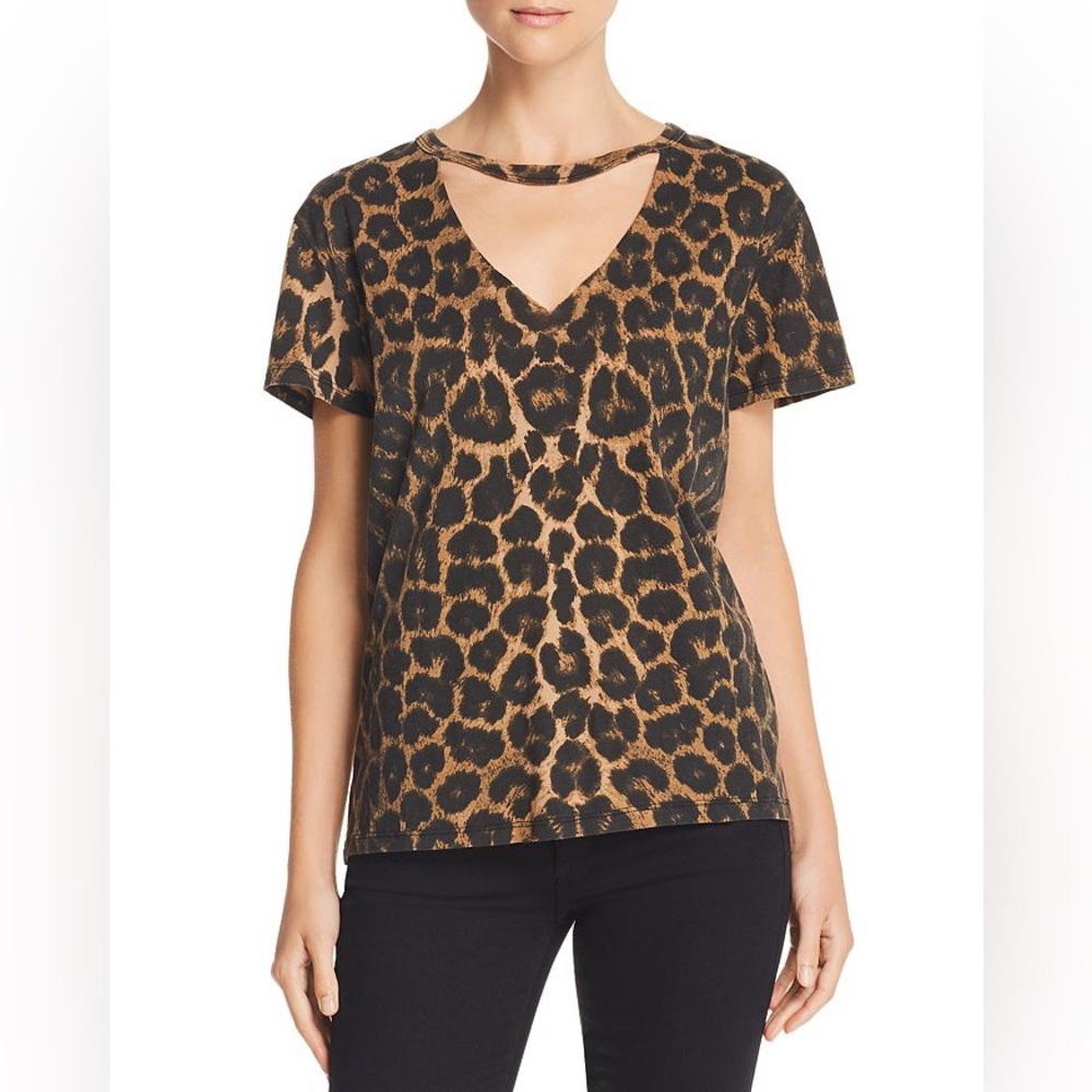PAM & GELA
Cutout Leopard Print Tee size Medium